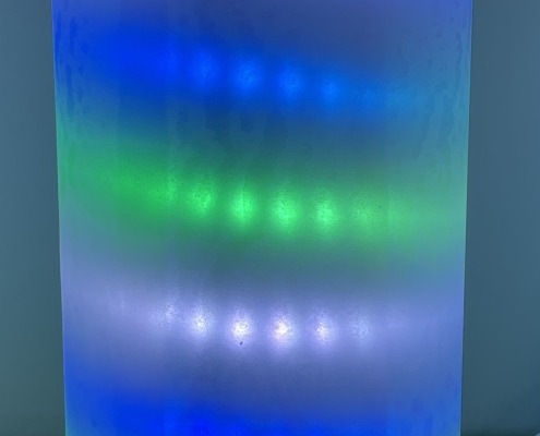 Mandala Tischleuchte grün